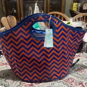 NWT Mudpie insulated game day tote